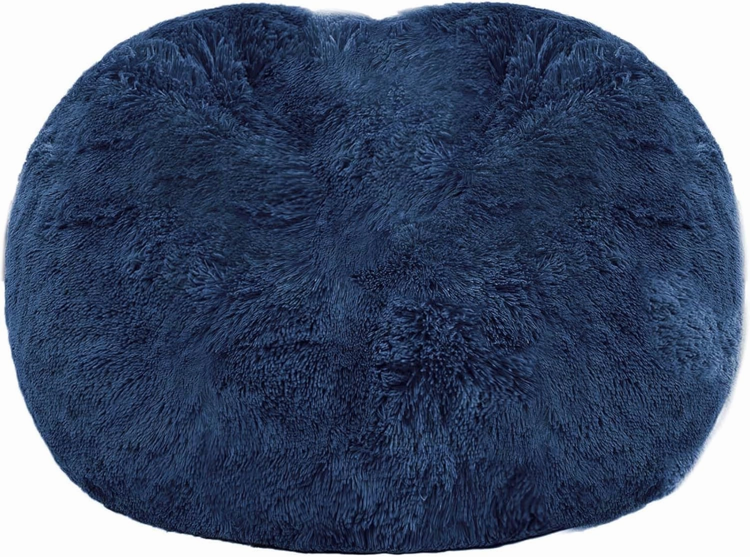 Giant Sherpa Bean Bag Chair Cover, Ultra Soft Bean Bag Bed (No Filler, Cover only), Large Round Soft Fluffy Bean Bag for Adults, Machine Washable Big Size Bean Bag Covers