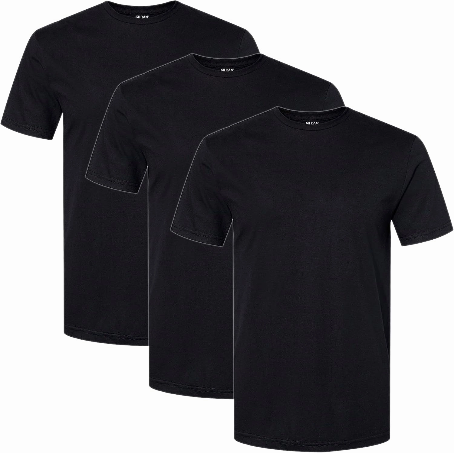 Gildan Men's Cotton Stretch T-Shirts, Multipack