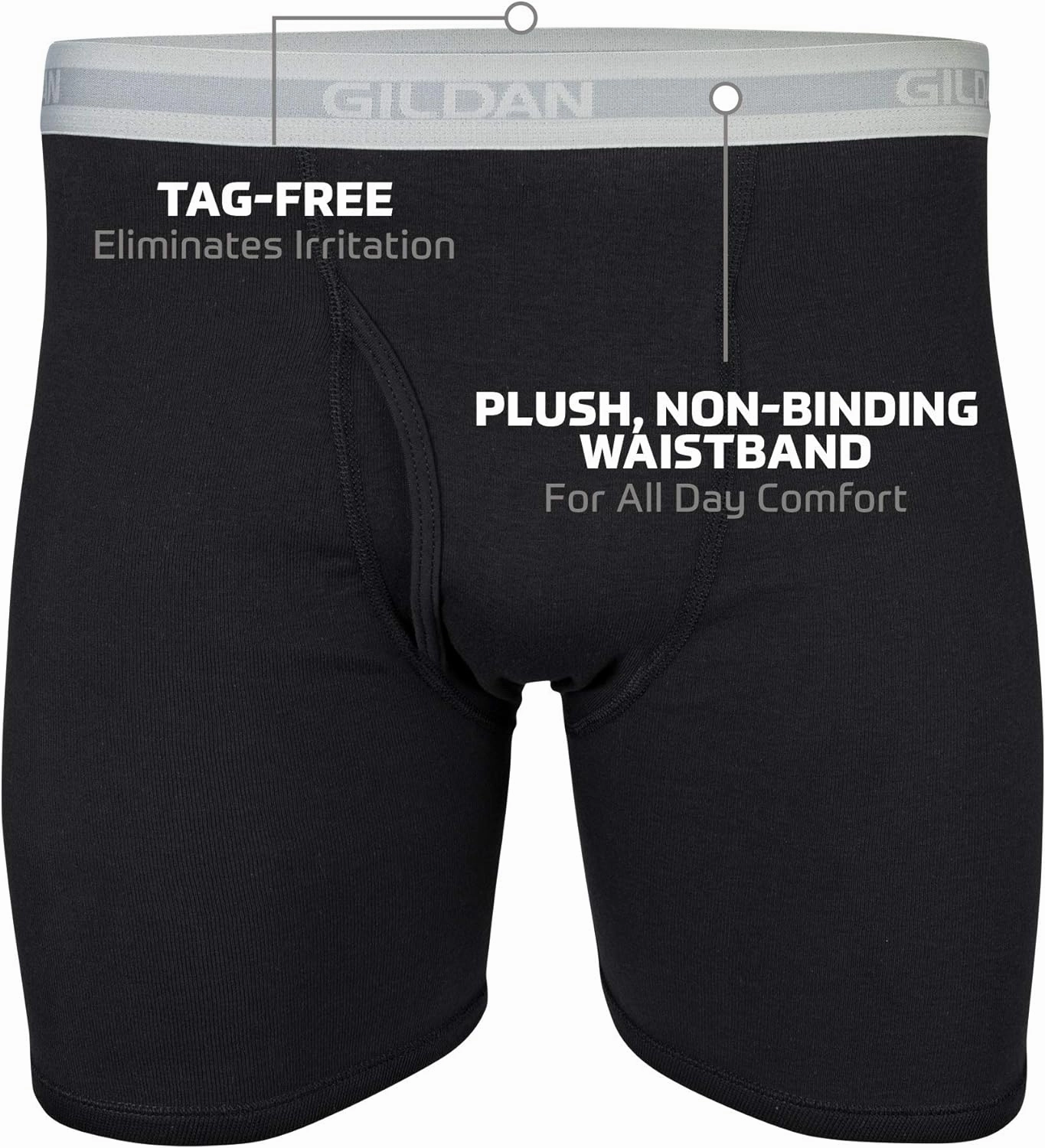 Gildan Men's Underwear Boxer Briefs, Multipack