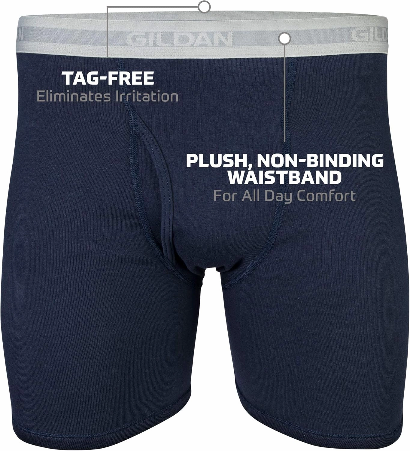 Gildan Men's Underwear Boxer Briefs, Multipack