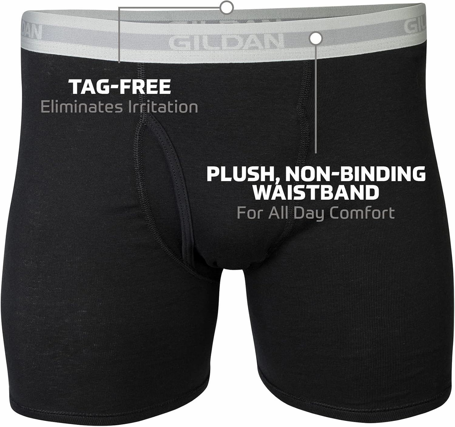Gildan Men's Underwear Boxer Briefs, Multipack