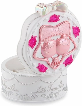 Girls Musical Jewelry Boxes Ballerina Rotating Music Box Gramophone Toys for Children Kids Birthday Gifts(OneColor)