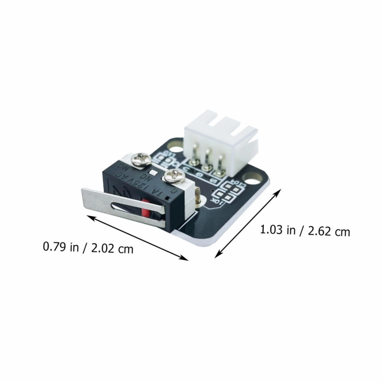 GLEAVI 6 Pcs Limit Switch The Switch 3D Printer Driver Mechanic Accessories Mechanical End Stops Wind Turbine Electric Motor Car Limited X y z Axis Printer Machine Supplies Black Plastic