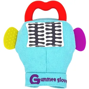 Glove Baby Teething Mitten With Detachable Toy - 3-9 Months - 100% Cotton Premium Glove With Silicone Heart Ring