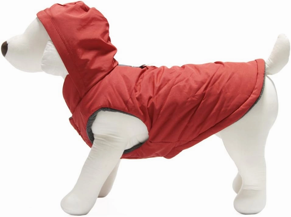 Gooby Wind Parka for Dogs, Small, Red