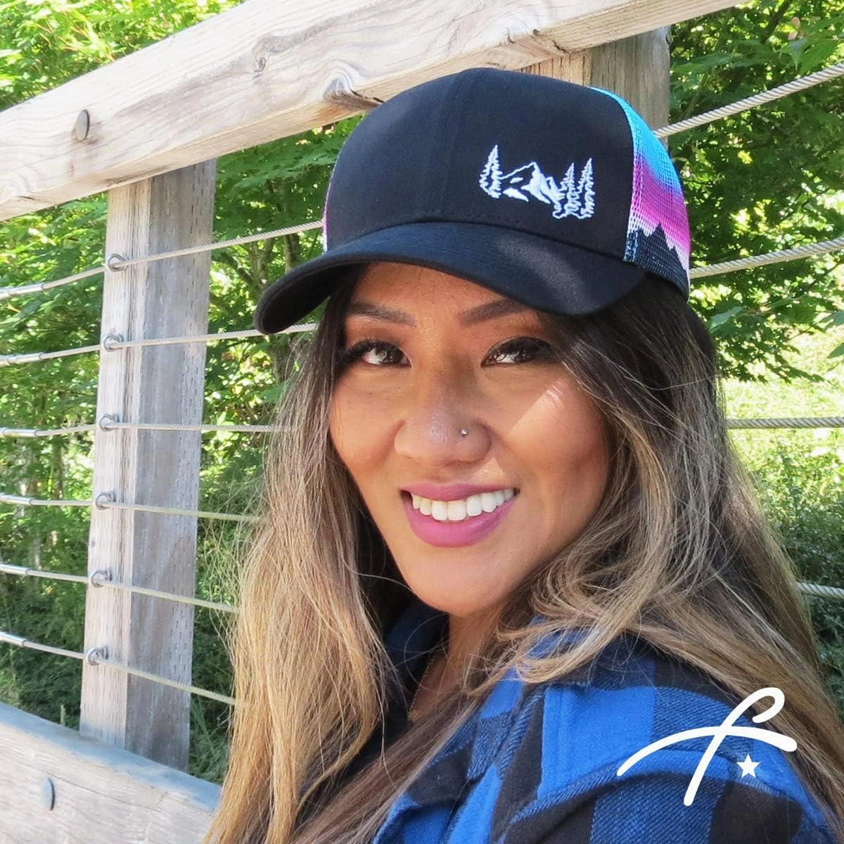 Grace Folly Beach Trucker Hats for Women- Snapback Baseball Cap for Summer