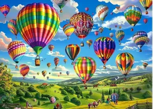 Grassland Jigsaw Puzzles for Adults and Kids 1000 Piece Educational Games Colorful Puzzles for Home Decoration