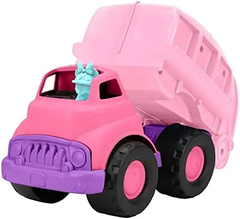 Green Toys Disney Baby Exclusive Minnie Mouse Recycling Truck - Pretend Play, Motor Skills, Kids Toy Vehicle. No BPA, phthalates, PVC. Dishwasher Safe, Recycled Plastic, Made in USA.