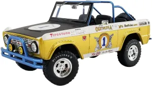 Greenlight Collectible 1970 Baja Bronco #1 Big OLY Tribute Edition Vel's Parnelli Jones Racing Limited Edition to 702 pcs 1/18 Diecast Model Car for Acme 51405