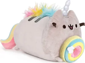 GUND Pusheenicorn Donut Log Rainbow Plush Stuffed Animal Cat, 9.5"