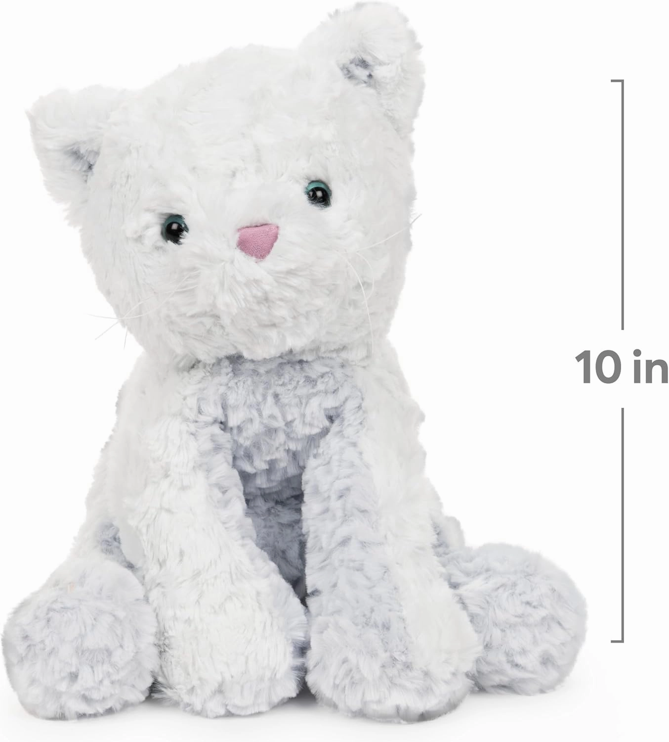 GUND Cozys Collection Kitty Cat Plush Soft Stuffed Animal for Ages 1 and Up, Blue, 10"
