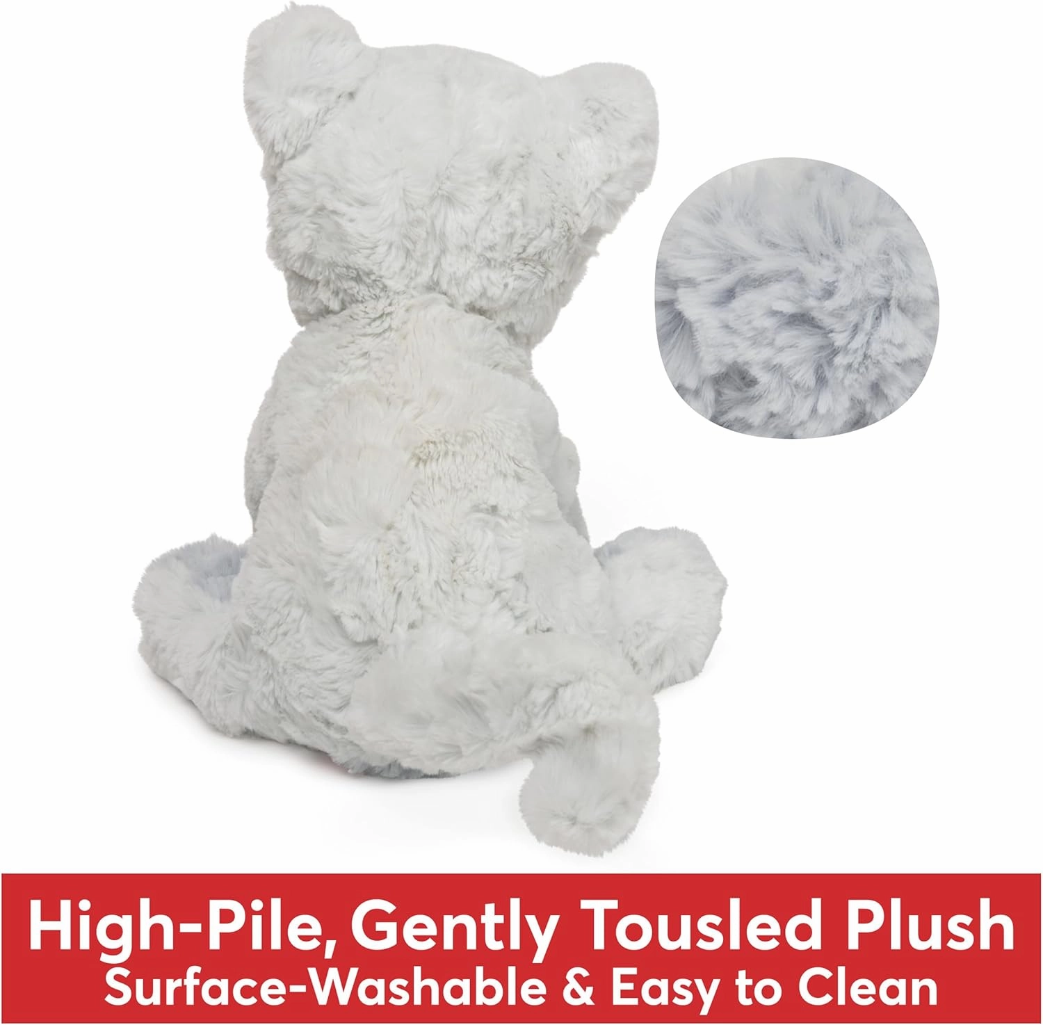 GUND Cozys Collection Kitty Cat Plush Soft Stuffed Animal for Ages 1 and Up, Blue, 10"