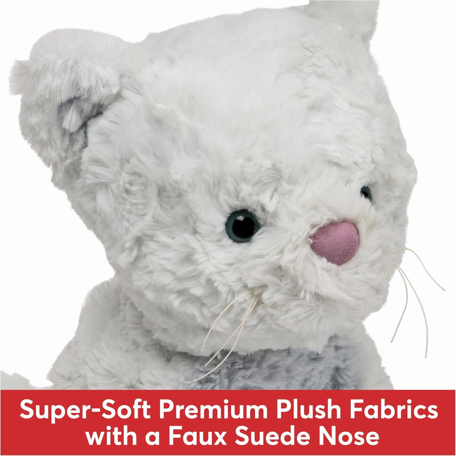 GUND Cozys Collection Kitty Cat Plush Soft Stuffed Animal for Ages 1 and Up, Blue, 10"