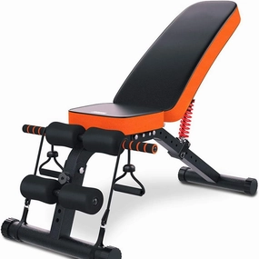 Gym Bench Adjustable Bench Portable Exercise Training Multi-Purpose Sit Up for Full Body Workout Bench Professional Weight Commercial Gym Board for Men and Women