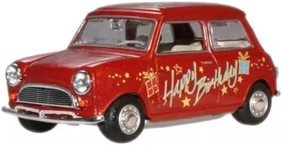 Happy Birthday for Mini CAR 1:43 Car Pre-Built Model