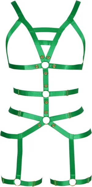 Harness bra Female Body Harness Set Garter Punk Gothic Style Soft And Elastic Size Can Be Adjusted