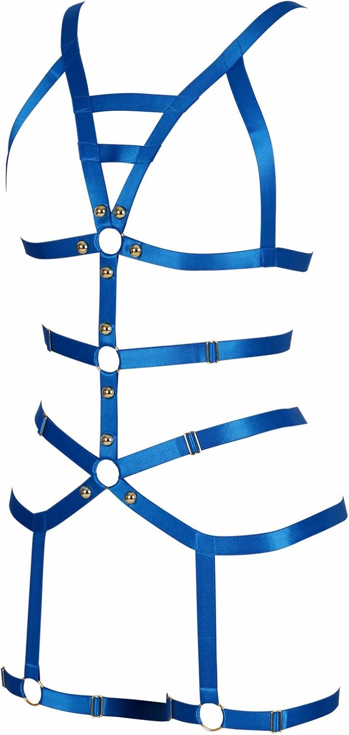 Harness bra Female Body Harness Set Garter Punk Gothic Style Soft And Elastic Size Can Be Adjusted