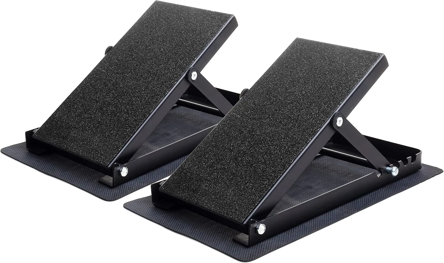 Height Adjustable Squat Wedge Set – Anti-Slip Slant Board for Heel Elevated Squat, Calf Stretching