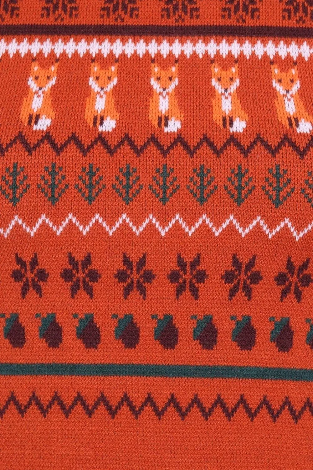 Hell Bunny Vixey Jumper Fox Knitted 50's 60's Vintage Retro Pinup Short Sleeve