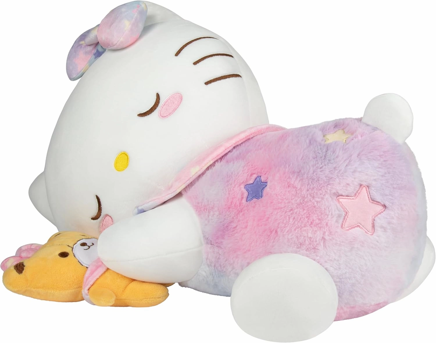 Hello Kitty and Friends, Hello Kitty 18-inch Sleeping Plush with Bestie Accessory - Officially Licensed Sanrio Product from Jazwares - 6 