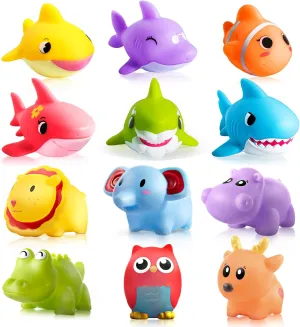 Hely Cancy Bath Toys for Kids - No Hole Baby Toys for 1 Year Old Infant Boys Girls, Shower Water Pool Toys