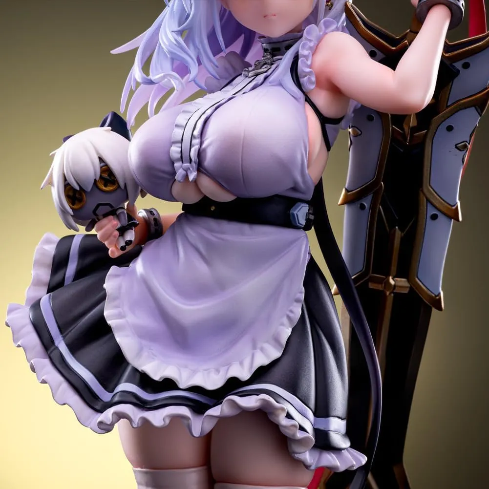HMS Dido Light Armor Figure Statue, 22cm Standing Pose Girl Figure Anime Action Figure Sculpture, Handmade Collectible Desktop Decoration Gifts for Fans