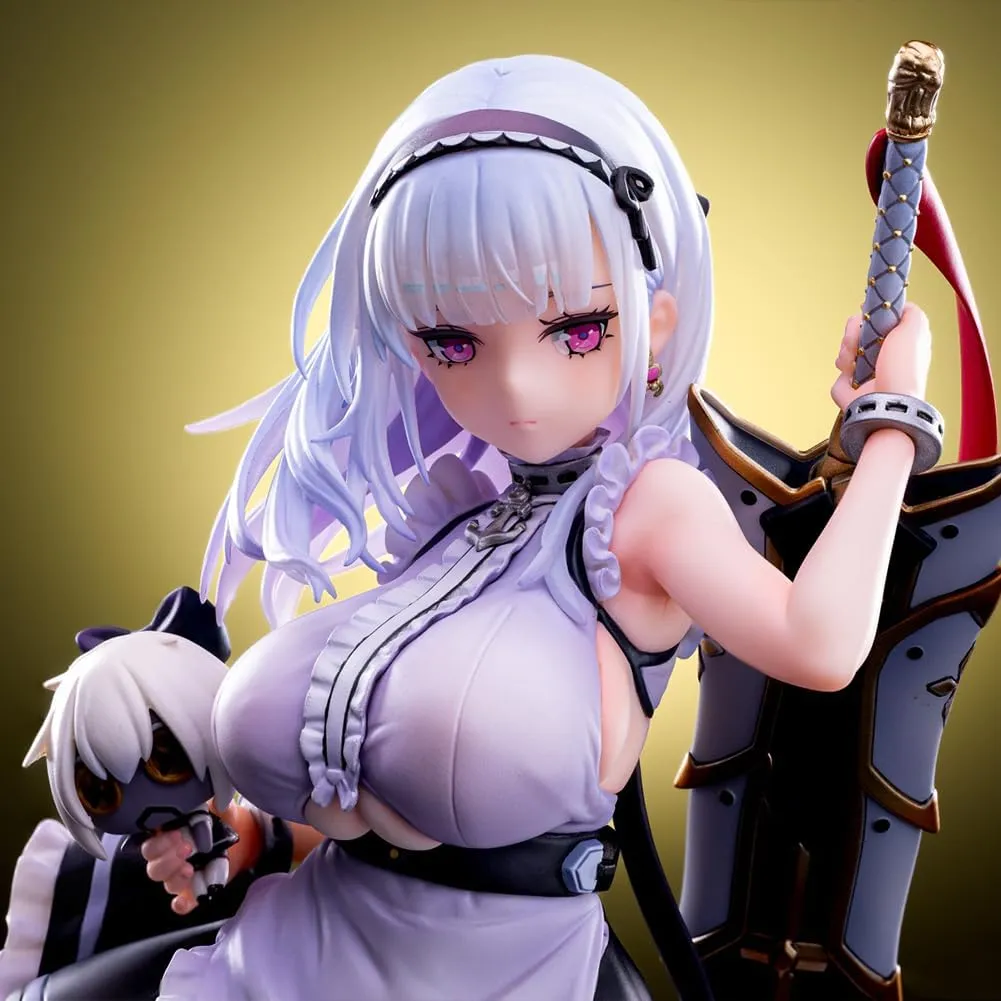 HMS Dido Light Armor Figure Statue, 22cm Standing Pose Girl Figure Anime Action Figure Sculpture, Handmade Collectible Desktop Decoration Gifts for Fans