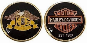HOG Harley Owners Group Challenge Coin/Logo Poker/Lucky Chip