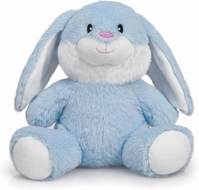 HollyHOME Bunny Stuffed Animal, Easter Bunny Plush Toys, Soft and Cuddly Stuffed Rabbit Easter Gift for Kids Baby Girls 10 inch Blue