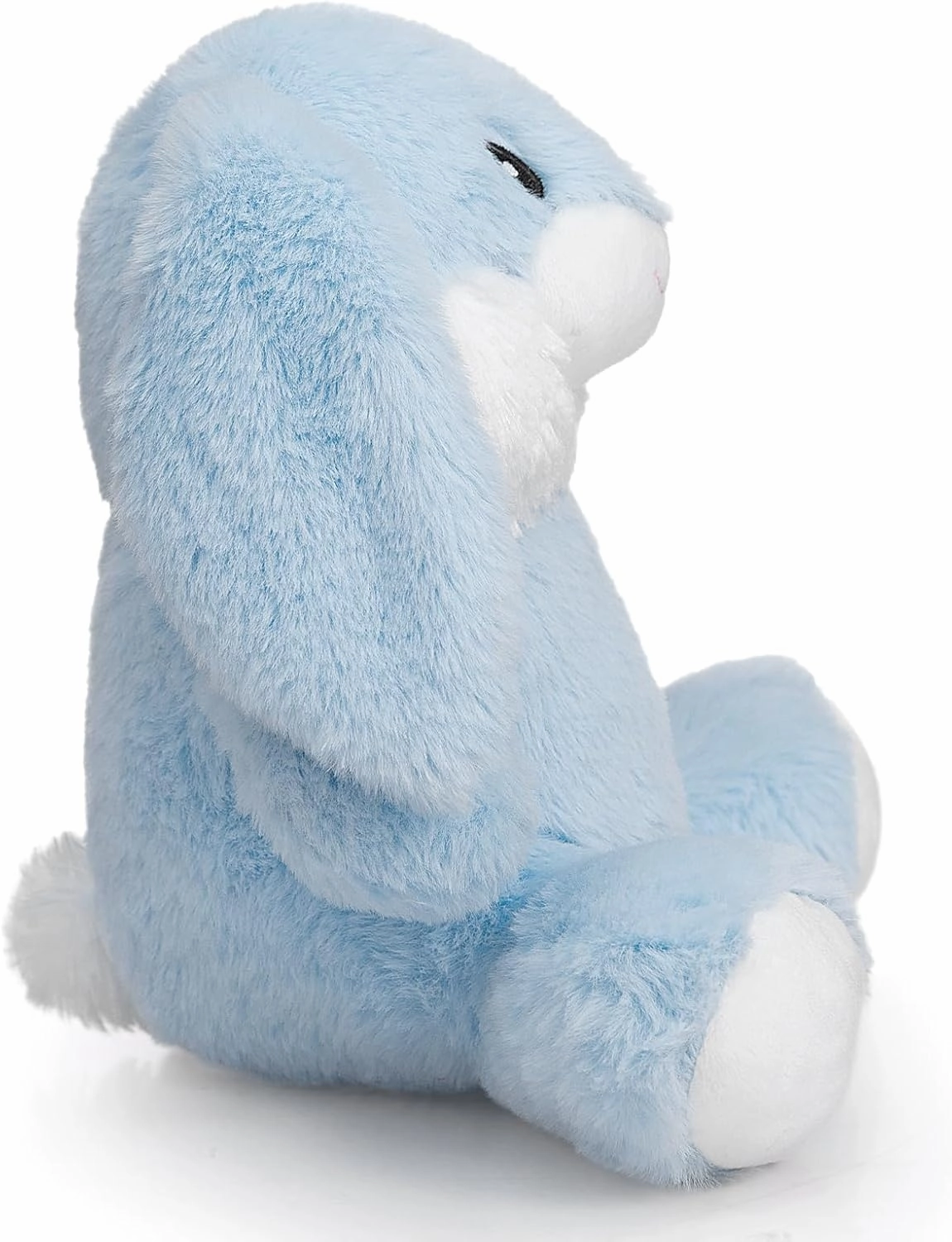 HollyHOME Bunny Stuffed Animal, Easter Bunny Plush Toys, Soft and Cuddly Stuffed Rabbit Easter Gift for Kids Baby Girls 10 inch Blue