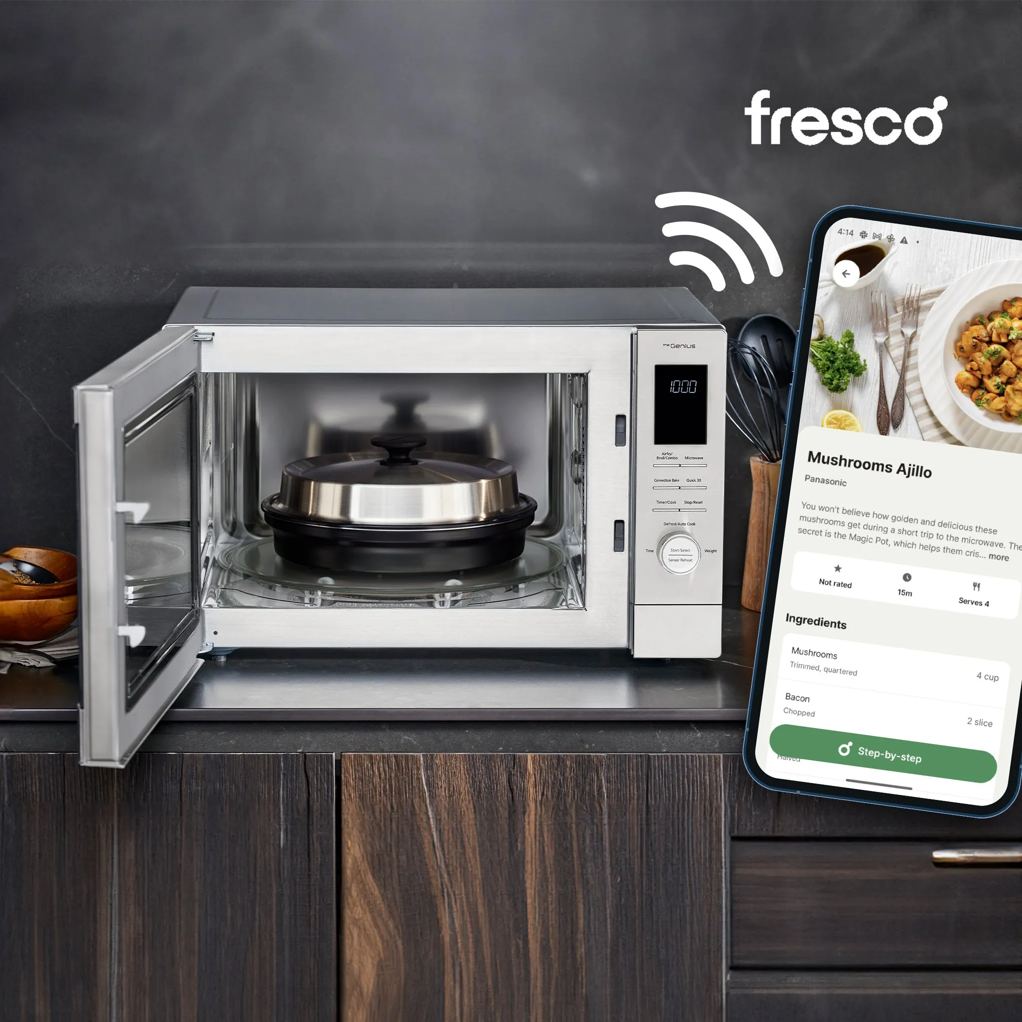 HomeCHEF™ Connected 4-in-1 Multi-oven 1.2 cu. ft   Magic Pot