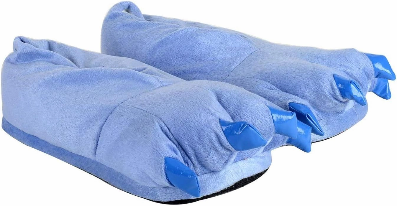 Honeystore Unisex Soft Plush Home Slippers Animal Costume Paw Claw Shoes