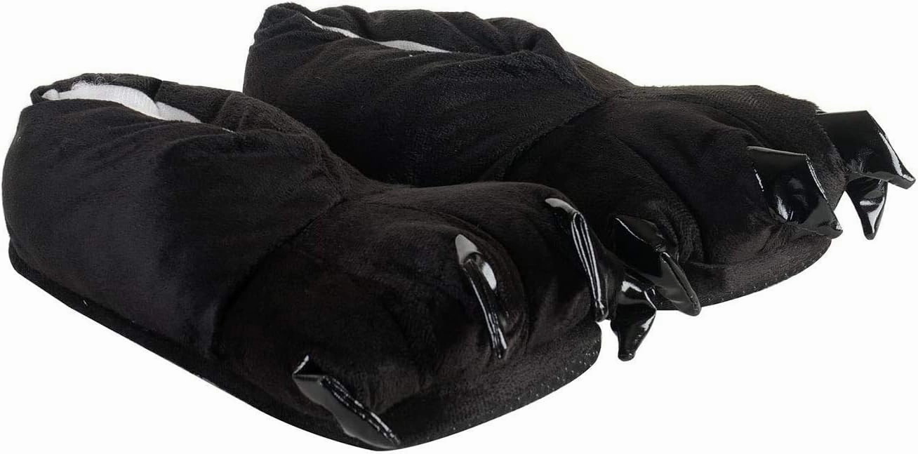 Honeystore Unisex Soft Plush Home Slippers Animal Costume Paw Claw Shoes