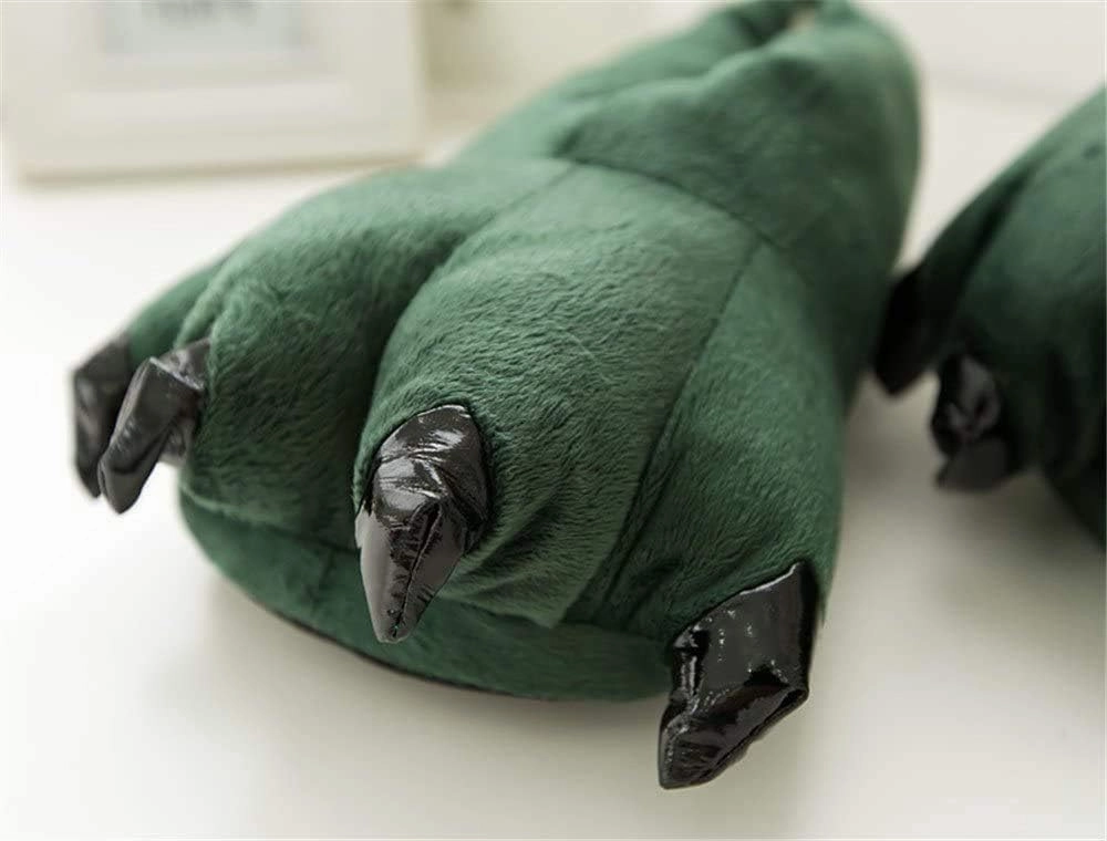 Honeystore Unisex Soft Plush Home Slippers Animal Costume Paw Claw Shoes
