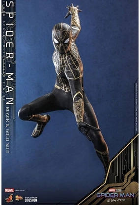 Hot Toys 1:6 Spider-Man Black & Gold Suit - Spider-Man: No Way Home