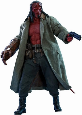 Hot Toys Hellboy 1/6 Sixth Scale Movie Masterpiece Series MMS527 - Hell Boy (2021) Collectible Action Figure