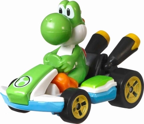 Hot Wheels Mario Kart Collection of 1:64 Scale Die-Cast Replica Vehicles, Toy Collectibles
