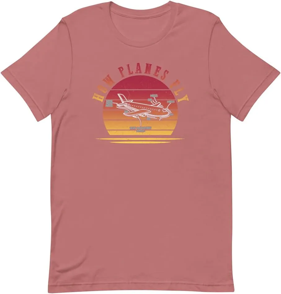 How Planes Fly Shirt, Aerospace Engineer, Airplanes Aviation, Airplane T-Shirt