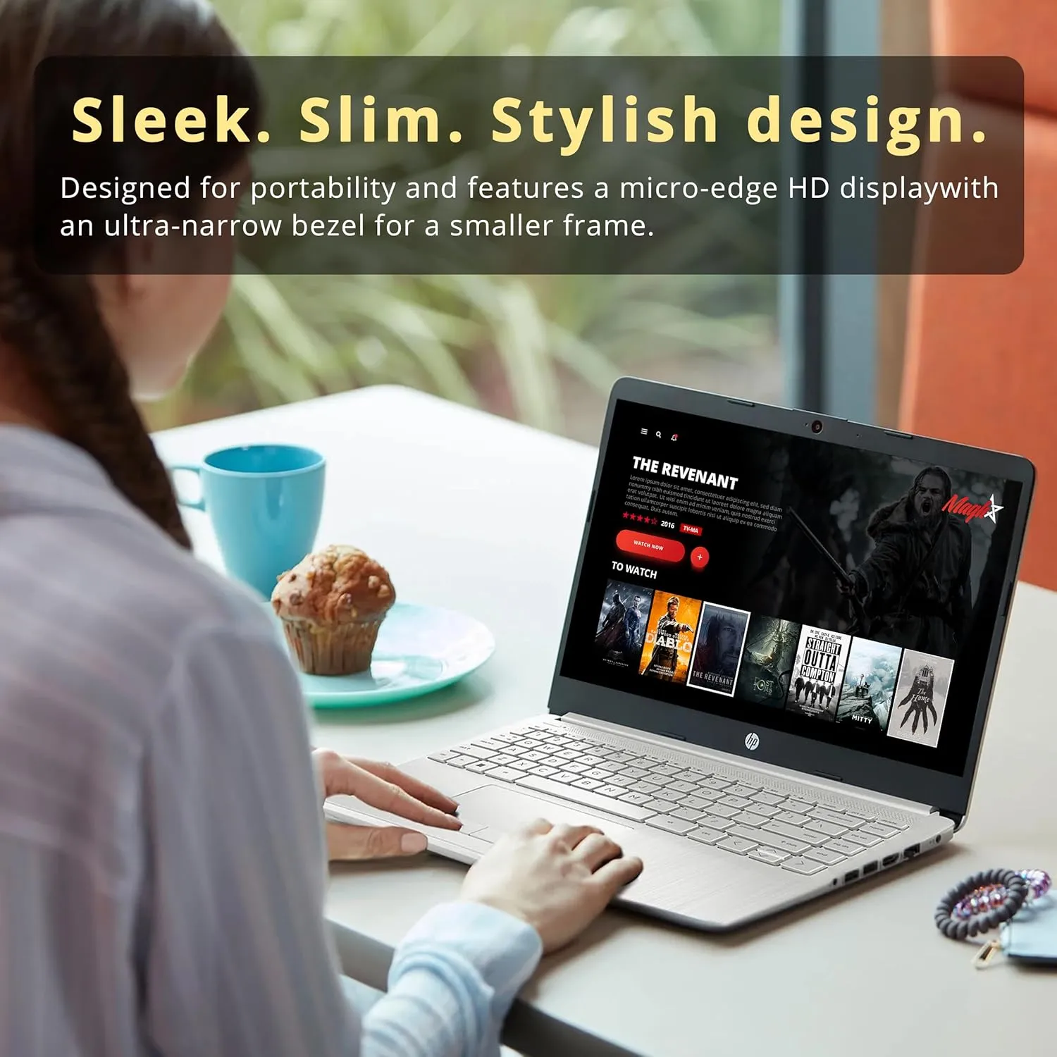 HP Stream 14" HD BrightView Laptop, Intel Celeron N4120 Processor, 4GB RAM, 64GB SSD, Intel UHD Graphics, 720p Webcam, WiFi, HDMI, Win 11 S, Silver (Renewed)