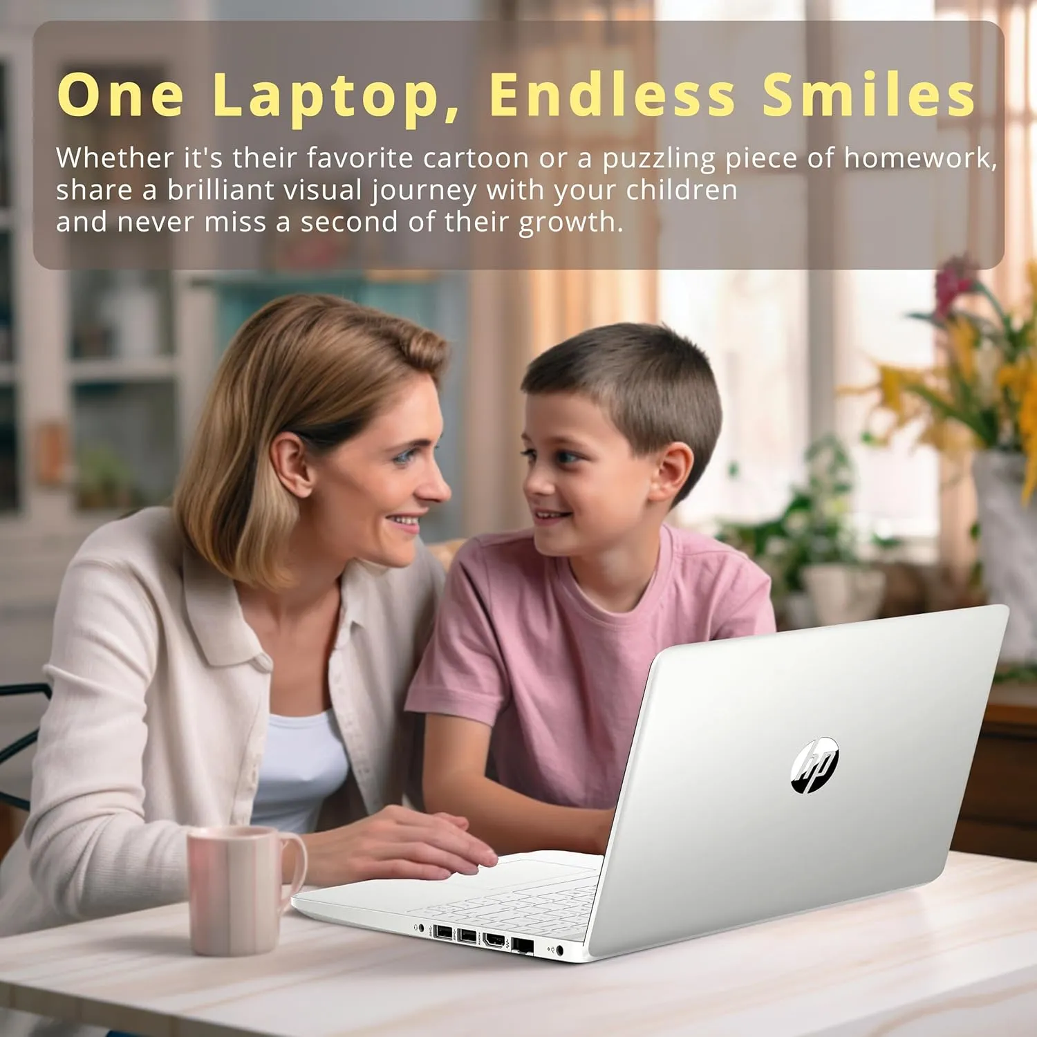 HP Stream 14" HD BrightView Laptop, Intel Celeron N4120 Processor, 4GB RAM, 64GB SSD, Intel UHD Graphics, 720p Webcam, WiFi, HDMI, Win 11 S, Silver (Renewed)