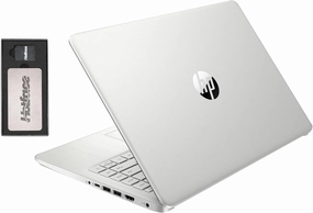 HP Stream 14" HD BrightView Laptop, Intel Celeron N4120, 16GB RAM, 288GB Storage (128GB eMMC   160GB Docking Station Set), Intel UHD Graphics, 720p Webcam, Wi-Fi, 1 Year Office 365, Win 11 S, Silver