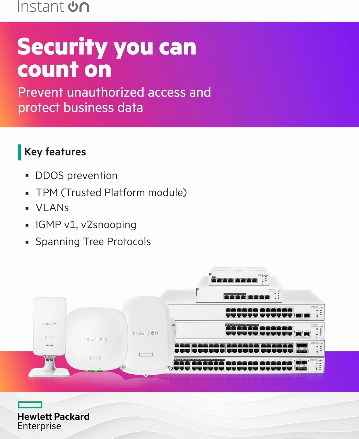 HPE Networking Instant On Switch Series 1830 24-Port Gb Smart-Managed Layer 2 Ethernet Switch with PoE | 24x 1G | 2X SFP | 12x CL4 PoE (195W) | Fan-Less | US Cord (JL813A#ABA)