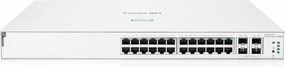 HPE Networking Instant On Switch Series 1930 24-Port Gb Smart-Managed Layer 2  Ethernet Switch with PoE | 24x 1G | 4X SFP  | 24x CL4 PoE 370W | US Cord (JL684B#ABA)