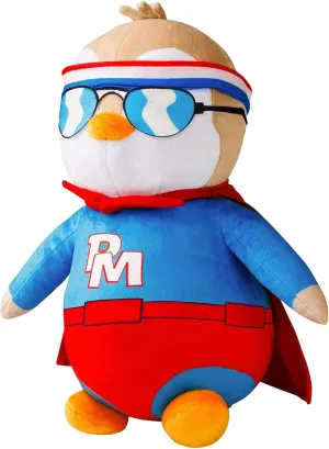 Huggable Plush (PudgyMan) - Large 12 Inch Soft Plush Toy & Collectible Stuffed Animal