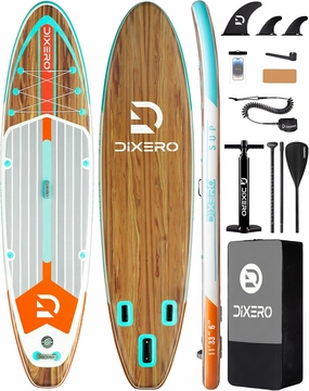 Inflatable Stand Up Paddle Board 11'*33", Extra Wide Paddle Boards for Adults, SUP with Premium Accessories, Adjustable Paddle, Hand Pump, Bottom Fin, Leash Waterproof Phone Bag