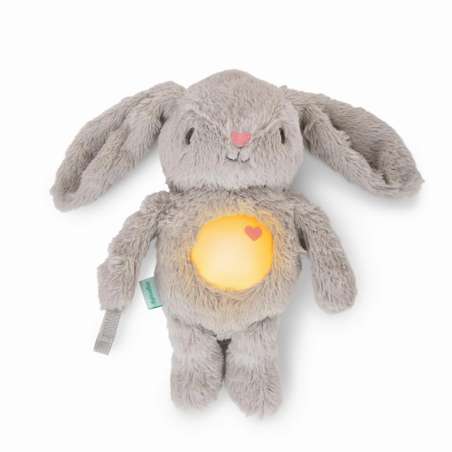Ingenuity Sylvi Cuddle Pal Daytime Baby Soother​, Cry Activated, 8 Soothing Songs, 0 M - Plush Bunny