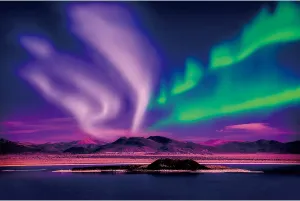 Ingooood- Jigsaw Puzzle 1000 Pieces for Adult- Fantasy Series- Northern Lights_IG-1071 Entertainment Wooden Puzzles Toys