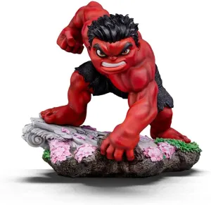 Iron Studios Collectible Statue Minico Red Hulk - Captain America: Brave New World PVC Red 6.1 inches