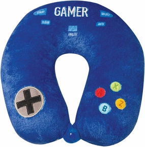 iscream Silky Fleece 12" Neck Support Pillow - Game Controller