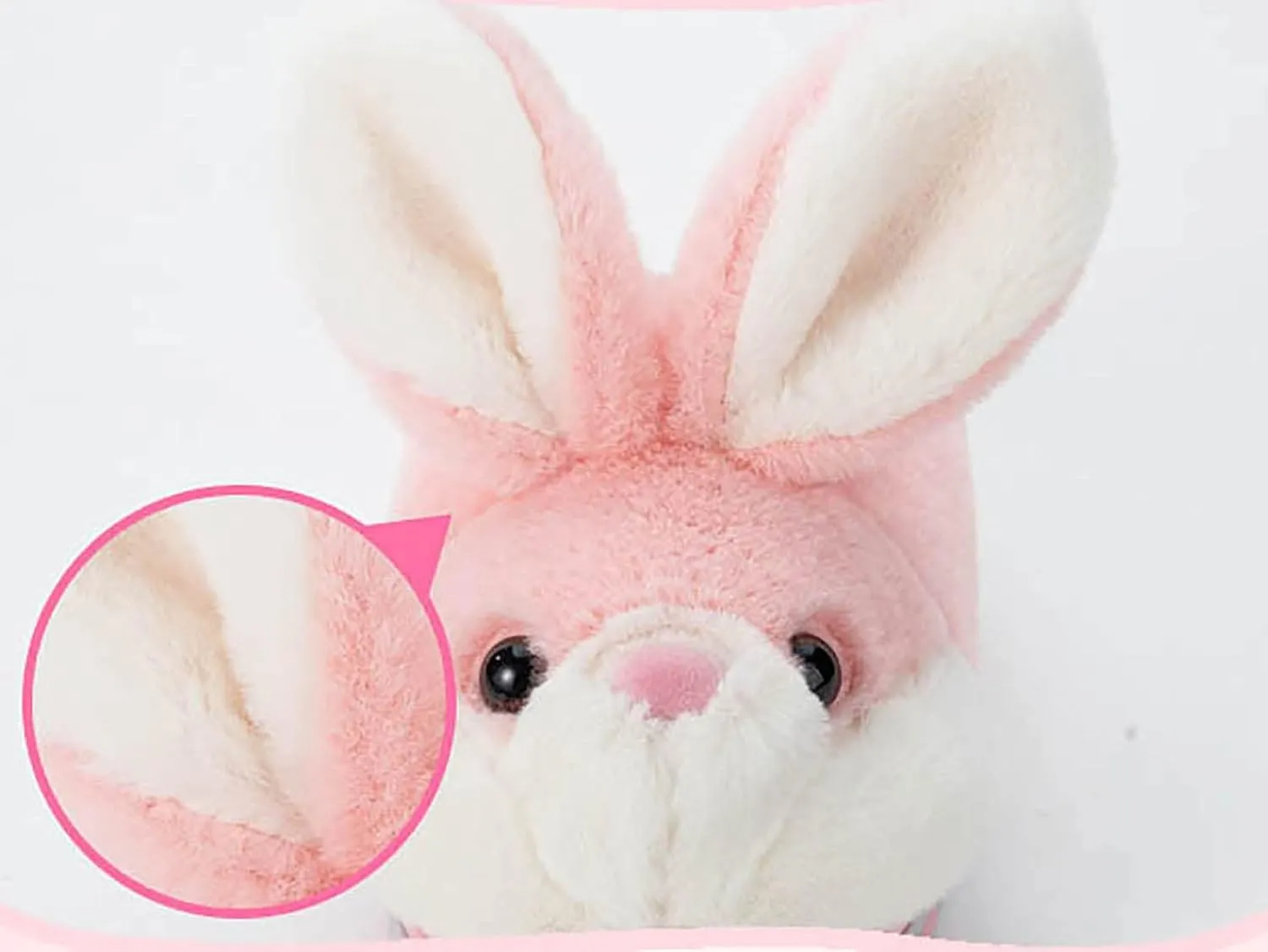 IXITON Lovely winter warm Furry Bunny Slippers for Women Men,Cute Funny Cozy fluffy Rabbit Shoes home Plush Animal Slippers